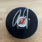 Jacob Josefson Signed New Jersey Devils Puck Auto Autograph NHL