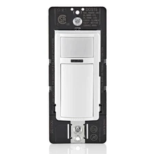 Decora Occupancy Motion Sensor in-Wall Switch, Auto-On or Manual-On, 15A, Sin...