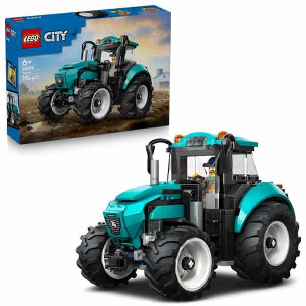 Lego Verde Trattore 60498 City Veicolo Agricolo Teal Con Minifigure E Pneumatici Grandi - Immagine 14