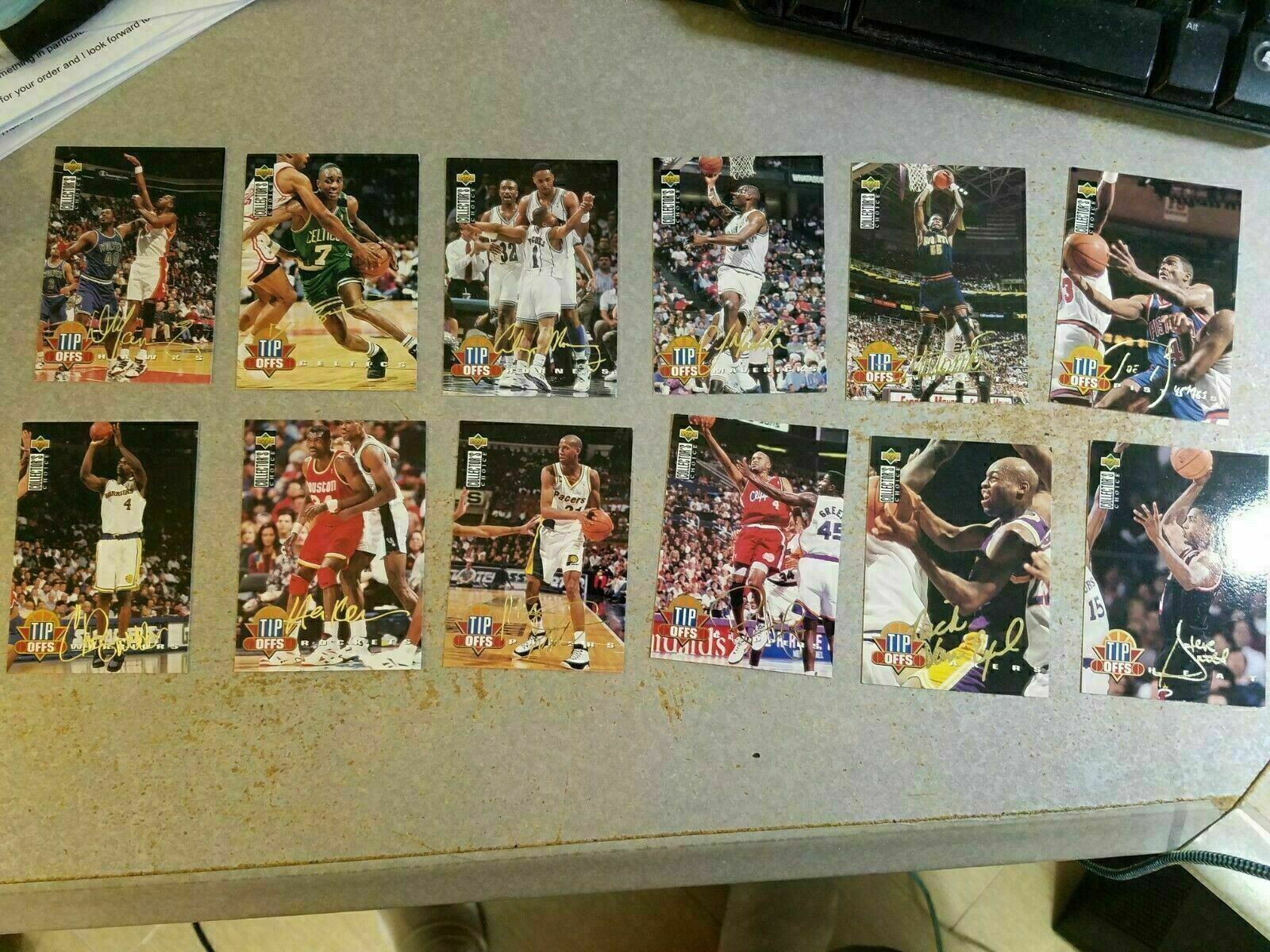 1994 - 1995 UD Collector's Choice FRENCH GOLD SIGNATURE WOW YOU PICK