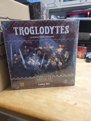CMON Massive Darkness Troglodytes Enemy Box Expansion 22 Miniatures MD003