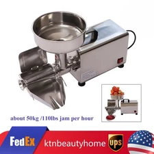 450W 110V Electric Stainless Tomato Strainer Tomato Press Sauce Maker Machine US
