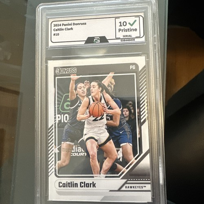 #ad #ad 2024 Panini Caitlin Clark Collection Base Donruss Caitlin Clark #10 Vortex... $75.00