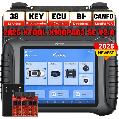 XTOOL X100PAD3 SE V2.0 FCA OBD2 Diagnosegerät Schlüsselprogrammierung IMMO