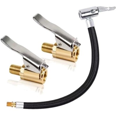 Ventilverlängerung Set Reifenfüller Schlauch Adapter 20cm Autoventil Fahrrad ...