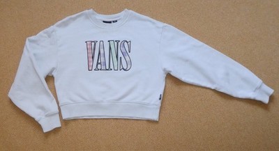 Shirt_Sweatshirt_Pulli_Gr. S_VANS_hellbeige mit Applikation vorn_lange Ärmel