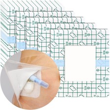 Waterproof Dialysis Catheter Shower Cover for Chest Port - 8x8 Shield