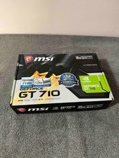 Nvidia GeForce GT 710 MSI 2GB DDR3 HDMI VGA DVI PCI-E NEW 2GD3H LP