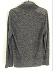 Banana Republic Mens Gray Heather Pockets Long Sleeve Full-Zip Sweater Size L — photo 2