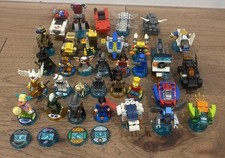 Lot of 38 LEGO Dimensions Figures Vehicles Baseplates