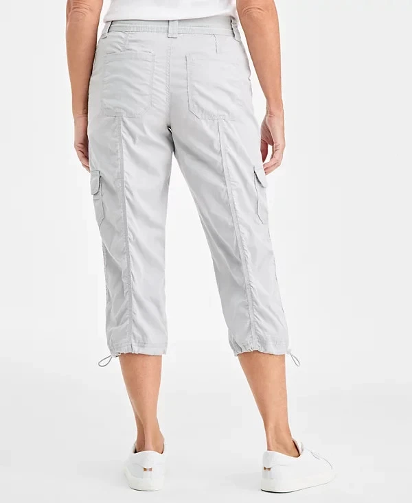 Style & Co Womens 16W Cargo Capri Pants Midrise Bungee Hem Gray EXCLNT CONDITION
Opens in a new wind