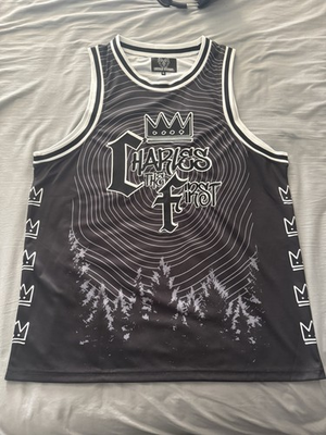 #ad CharlestheFirst Wobble Factory Basketball Jersey $350.00