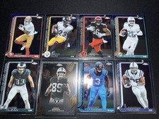 2025 TOPPS CHROME FOOTBALL LOT OF 8