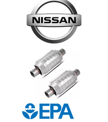 For All Nissa High Flow Catalytic Converter 2-Pack  Replacement Direct Fit Car P