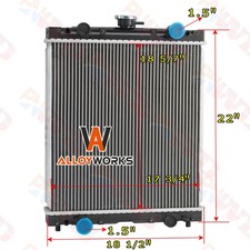 LVA12637 Radiator For John Deere 313 315 4520 4720/CT315 Compact Track Loader.