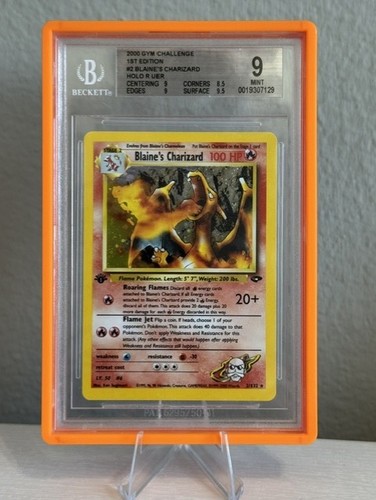 Blaine's Charizard (1st Edition) graded BGS 9 for sale on eBay