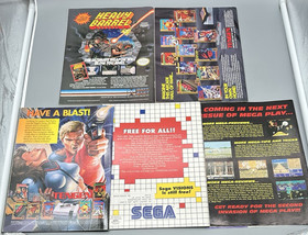 Lot of 5 Vintage 1980's 1990's Video Game Magazines GamePro Mega Play Sega MORE!