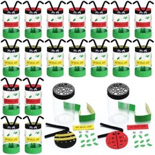 24 Pcs Plastic Bug Jar Craft Kit - Bug Collection - Viewer for Nature