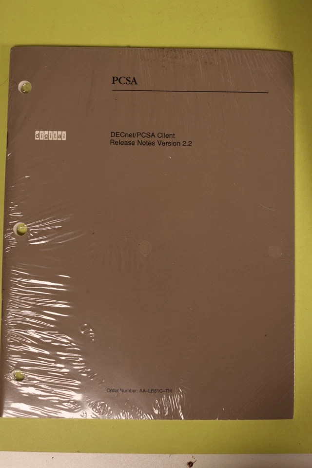 Lot of 11 DEC Digital PCSA DECnet-DOS MS-DOS Sealed Manuals New Old Stock - Image 4 of 4