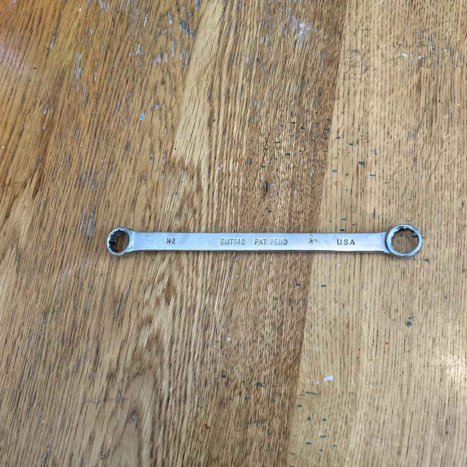 MAC TOOLS - 7/16" Chrome Micro Turn Double Box End Wrench,12pt, Part# BMT142 - Image 4 of 4