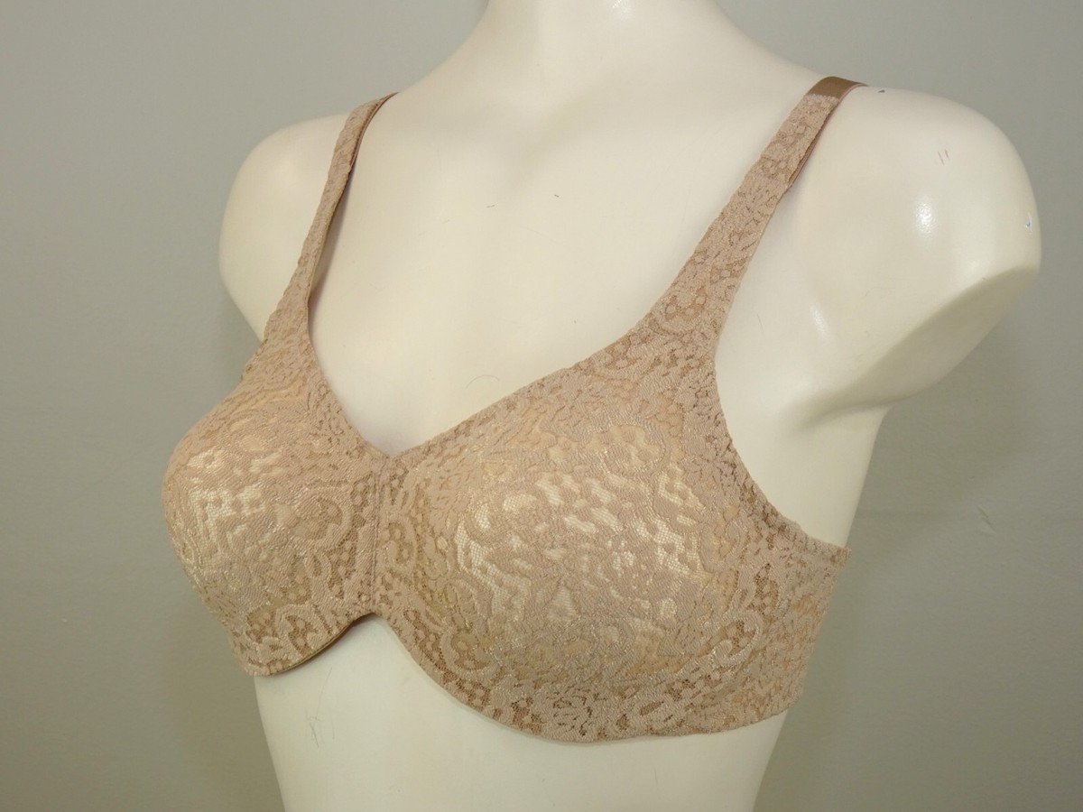 Wacoal 85547# Halo Lace Full Figure Unlined Underwire Bra US Size