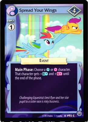 My Little Pony CCG Spread Your Wings Common Trading Card