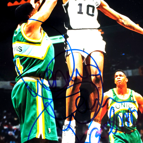 1994 NBA#097668267 Dennis Rodman NBA "San Antonio Spurs" Autographed 8x10 w/CO - Picture 2 of 3