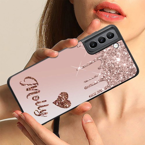 Glitter Case For Samsung Galaxy A14 A04e A34 A53 M13 5G Personalised Phone Cover - Picture 5 of 84