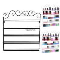 Fashion Metal Wire Nail Polish Display Wall Rack Fit Up To 95 Bottles 5 Tiers Fashion Metal Wire Nail Polish Display Wall Rack Fit Up To 95 Bottles 5 Tiers