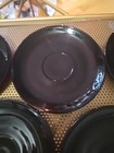 Set Of 10 Black Glass Saucers   Estate JJ#109 — photo 6