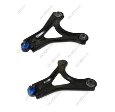 Pair Set 2 Front Lower Control Arm & Ball Joints Mevotech For Cougar 2 Bolt Hole