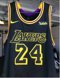 Kobe Bryant Jersey Nike 24 Lakers Black Mamba Jersey Ebay