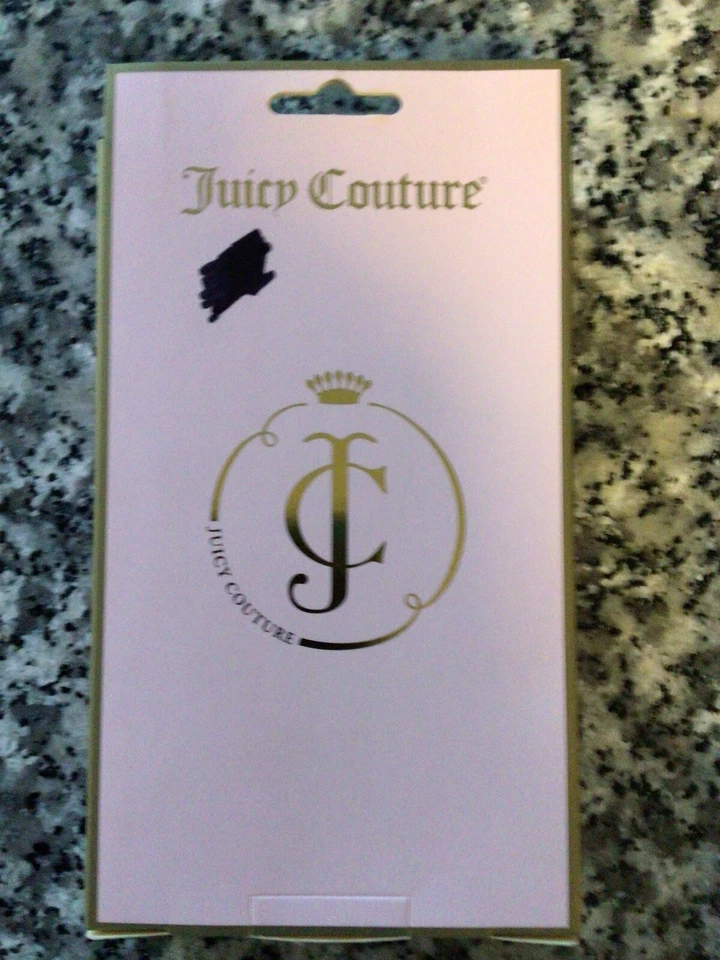 NUEVA FUNDA DE SILICONA JUICY COUTURE AZUL, BLANCO Y ROSA LUNARES para iPHONE 5 Foto 3 de 4