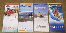4-ATTITASH MT. SKI AREA TRAIL MAPS. 17/18, 18/19,19/20  2019 SUMMER. ALL UNUSED