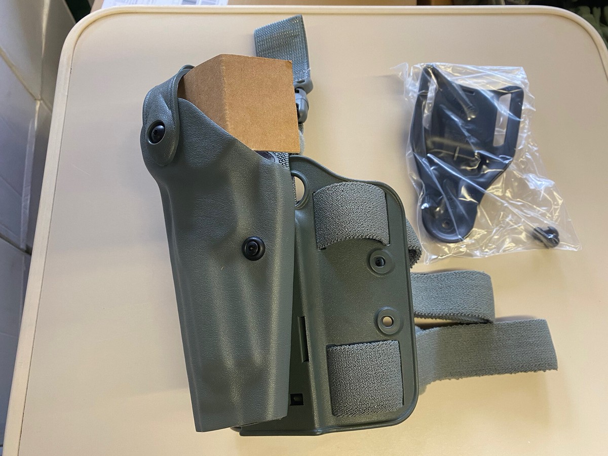 SAFARILAND HOLSTER Beretta92 6005 ホルスター SAFARILAND Drop Leg Holster & Shroud Gray 6005-73 Fits
