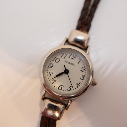 EC8911 Braided Brown Leather Band 
