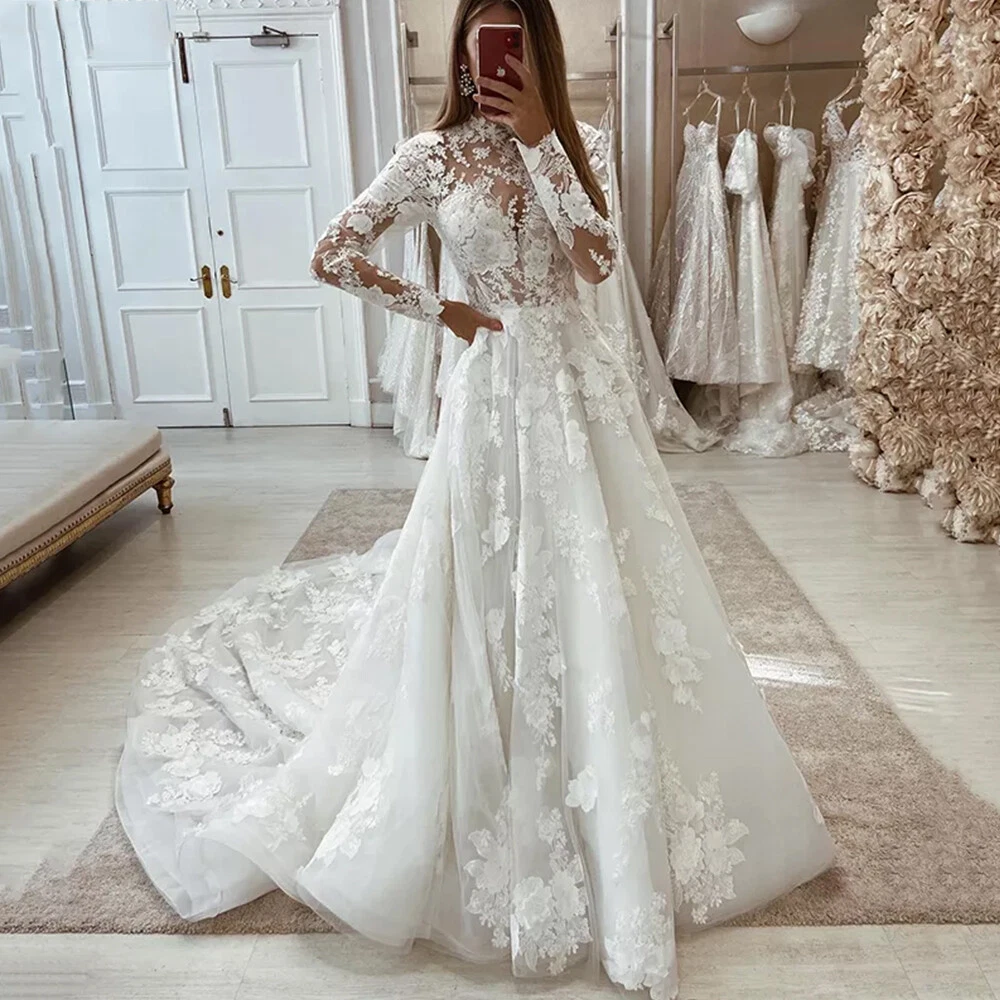 muslim wedding gown dress