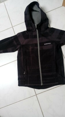 Quicksilver Softshelljacke, Gr. 8, Farbe: Grau/Schwarz, sehr guter Zustand