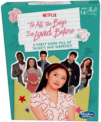 Netflix To All The Boys I've Loved Before Party Board Game