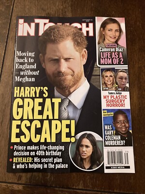InTouch Magazine | Sept 23, 2024 | Harry's Great Escape!