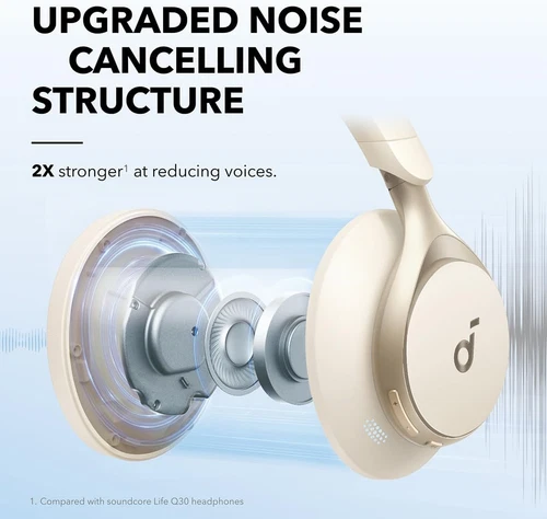 by Anker, Space One, Active Noise Cancelling Headphones, 2X Stronger Voice Reduc - Picture 2 of 12