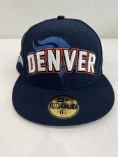 Denver Broncos New Era NFL Sideline 100 Years 59FIFTY Hat Cap 6 7/8
