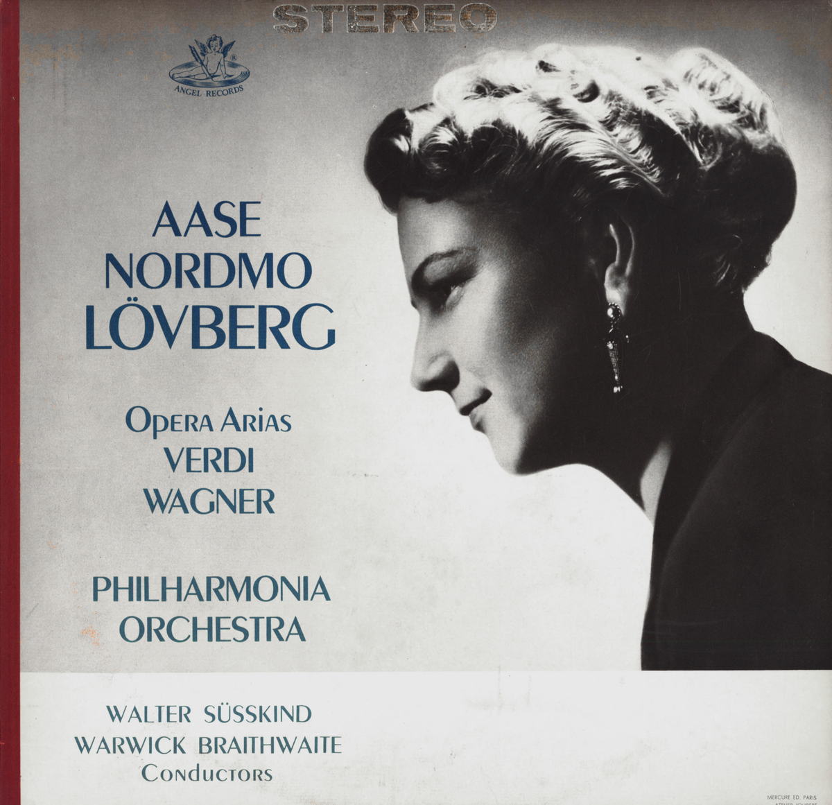 LP AASE NORDMO LOVBERG OPERA ARIAS VERDI WAGNER PHILHARMONIA