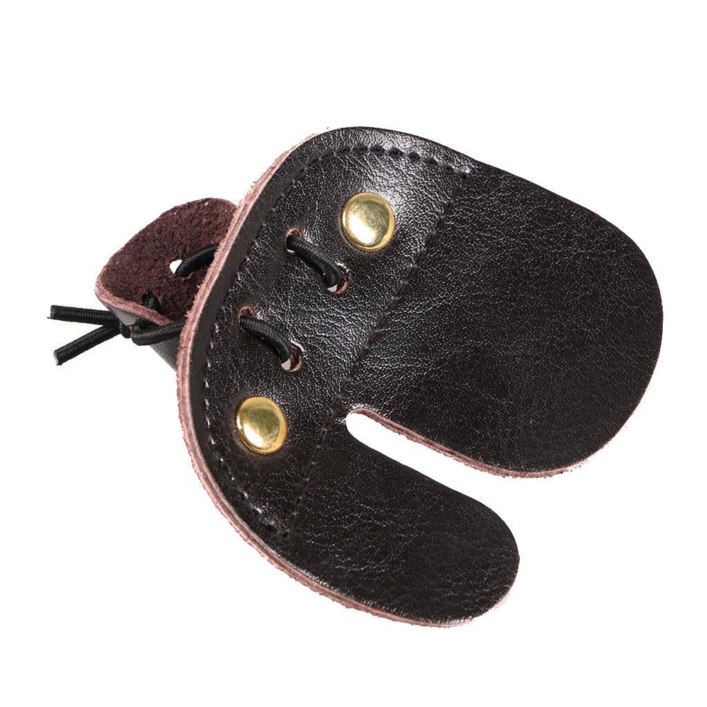 Gants, Gantier de main d'arc cuir brown - Buck Trail Archery