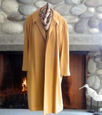 VINTAGE NORDSTROM BEST PURE CASHMERE CAMEL CO...