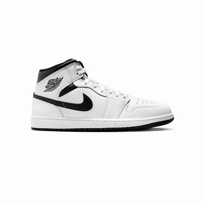 Nike Air Jordan 1 MID ''White/Black'' Herren Sneaker Turnschuhe (DQ8426-132)