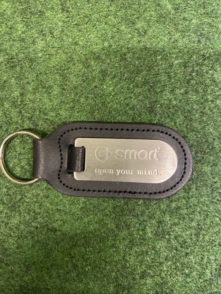 Genuine Smart Dealer Keyring in Metal and Leather