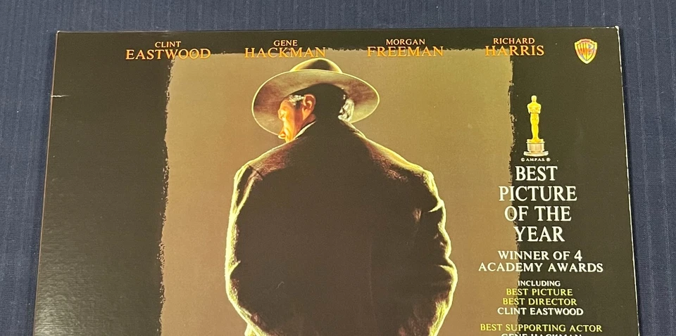 Unforgiven Movie LaserDisc 1992 NJWL-12531 Clint Eastwood w/Obi From Japan - Image 2 of 4