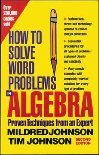 Timothy Johnson Mildred Johnso How to Solve Word Problems in Algebr (Tascabile)