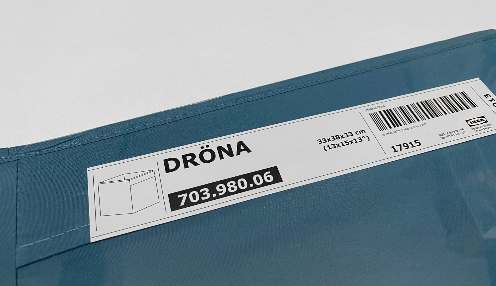 SET of 4 Ikea DRONA Storage Box fits Kallax Expedit 13x15x13" Dark